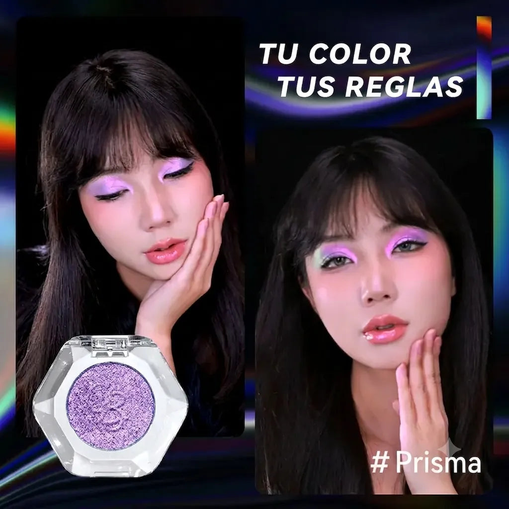 Sombra Individual Multicromo Ourbella — Efecto Holográfico Duocromo