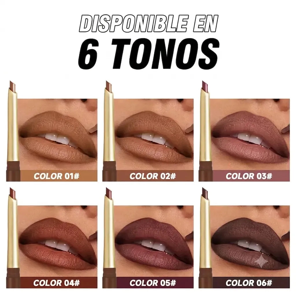 Lápiz Delineador de Labios Waterproof Mate
