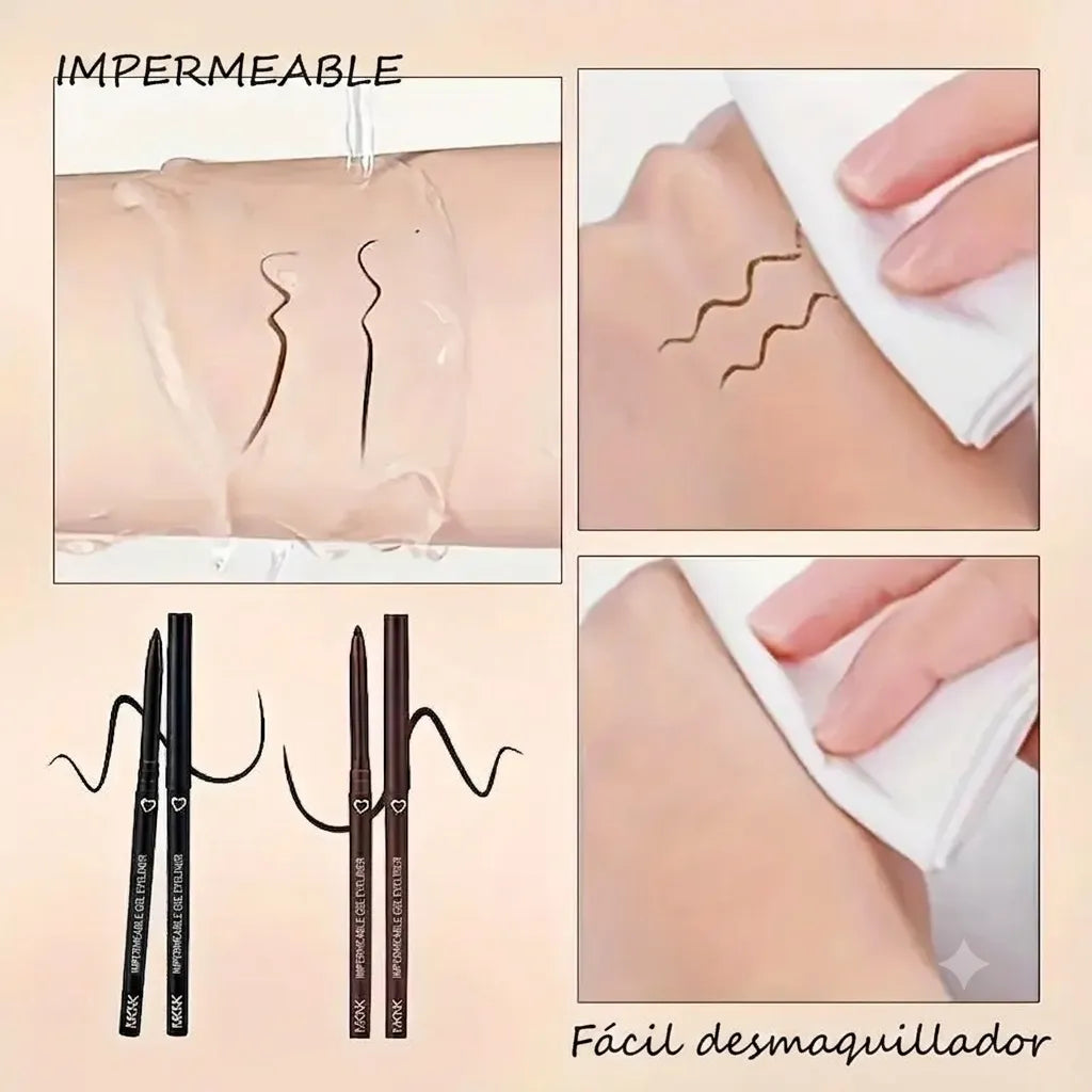 Delineador de Ojos Waterproof de Larga Duración