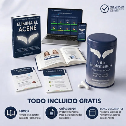 SkinClear Capsulas — Vita Suplementos