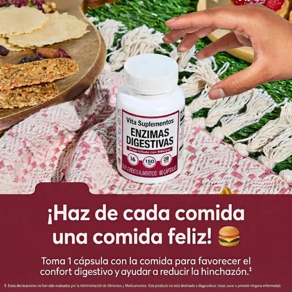 Enzimas Digestivas — Vita Suplementos