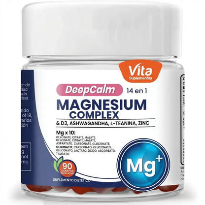 Vita Suplementos Magnesium Complex — Gomitas con 10 Tipos de Magnesio