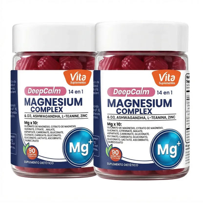Vita Suplementos Magnesium Complex — Gomitas con 10 Tipos de Magnesio