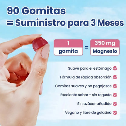 Vita Suplementos Magnesium Complex — Gomitas con 10 Tipos de Magnesio