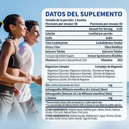 Vita Suplementos Magnesium Complex — Gomitas con 10 Tipos de Magnesio