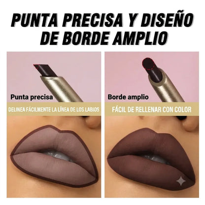 Lápiz Delineador de Labios Waterproof Mate