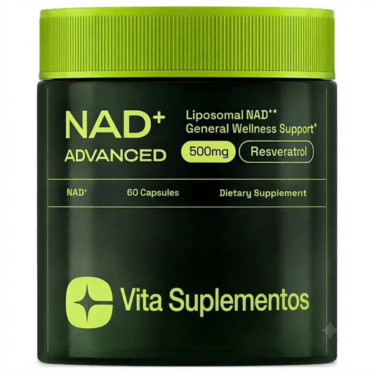 Vita Suplementos NAD+ Advanced — Energía Celular Liposomal 500mg