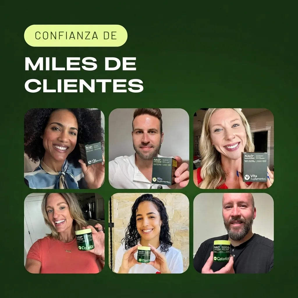 Vita Suplementos NAD+ Advanced — Energía Celular Liposomal 500mg