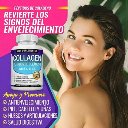 Vita Suplementos Collagen Peptides — Cabello, Piel y Articulaciones
