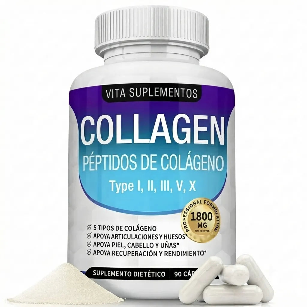 Vita Suplementos Collagen Peptides — Cabello, Piel y Articulaciones