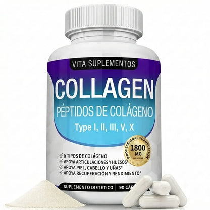 Vita Suplementos Collagen Peptides — Cabello, Piel y Articulaciones