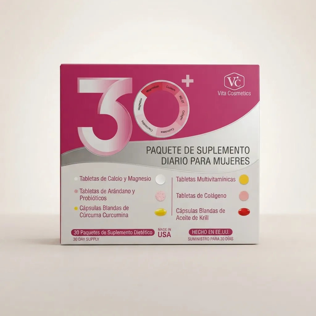 Vita Cosmetics® Beauty Pack — El Ritual 6 en 1 para Mujeres 30+
