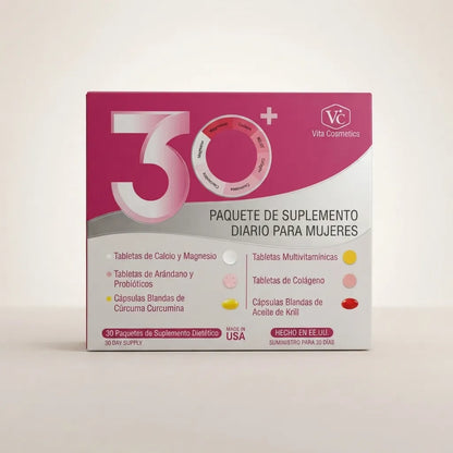 Vita Cosmetics® Beauty Pack — El Ritual 6 en 1 para Mujeres 30+