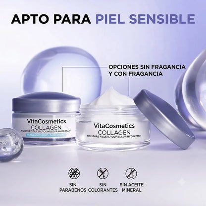 Collagen Moisture Filler — Crema Hidratante de Día Anti-Edad, Sin Fragancia