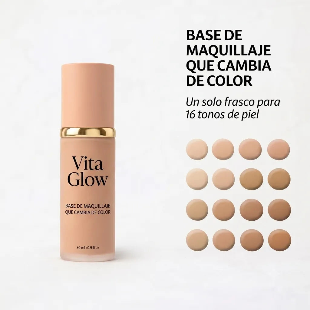 Base de Maquillaje Antiedad con SPF 50 – Se Adapta a tu Tono de Piel
