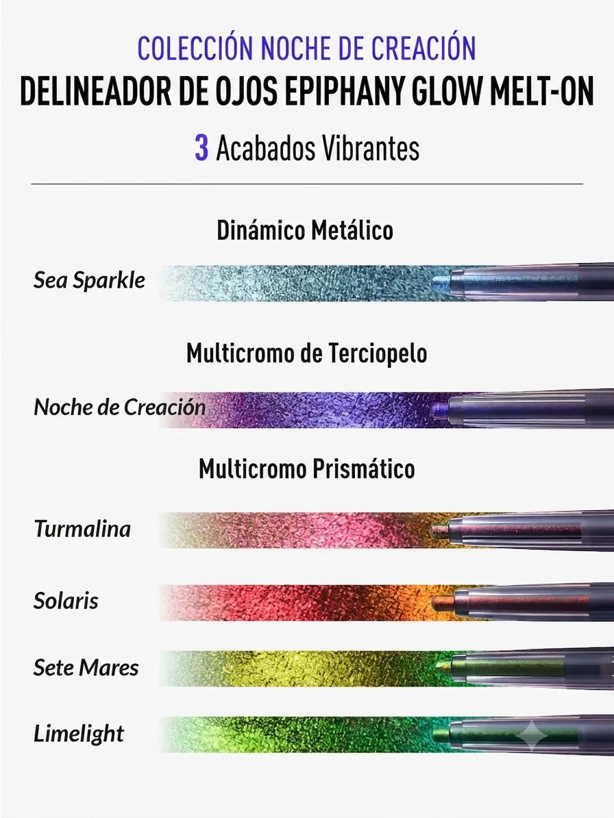Delineador en Gel Multicromo Epiphany Glow — Tourmaline