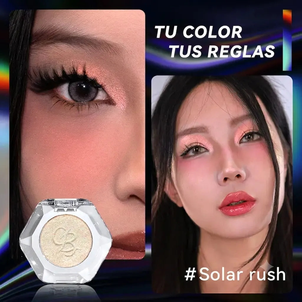 Sombra Individual Multicromo Ourbella — Efecto Holográfico Duocromo